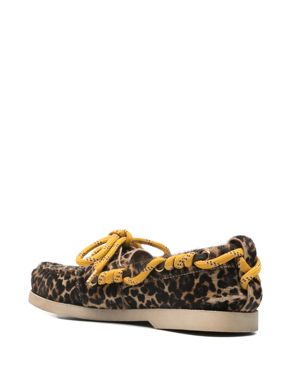 Golden Goose Cruise loafers met luipaardprint Bruin