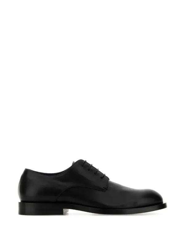 【美品】JIL SANDER ブラックレザー・ダービーシューズ Jil Sander レザー ダービーシューズ | ブラック | FARFETCH JP