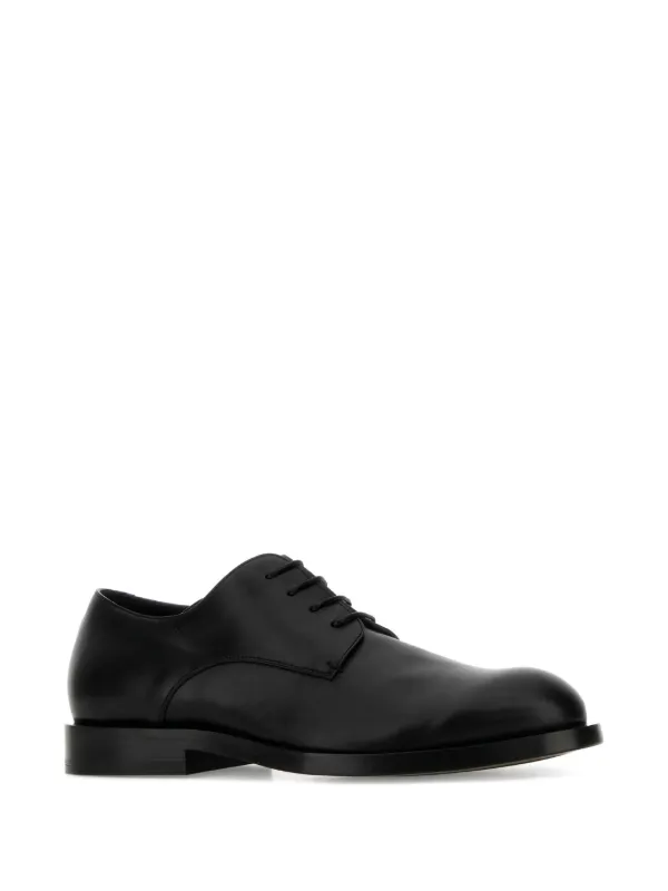 Jil Sander レザー ダービーシューズ | ブラック | FARFETCH JP