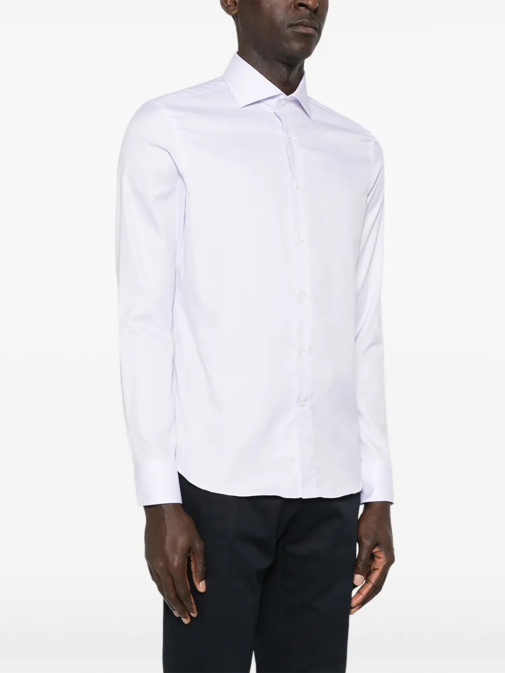 Canali Overhemd Paars