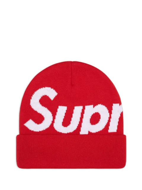Supreme Big Logo beanie hat 