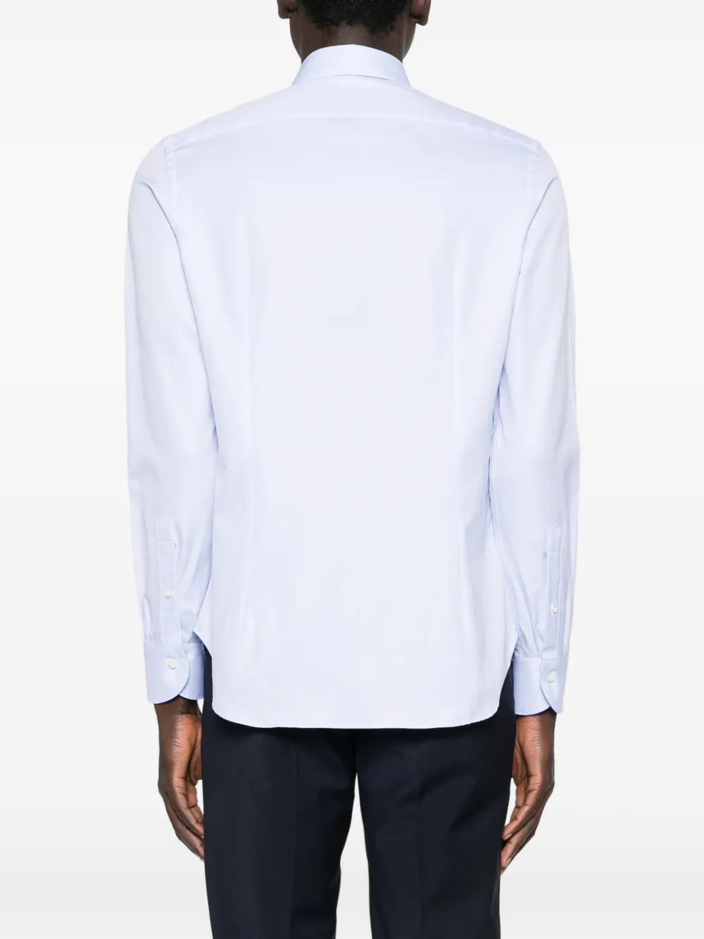 Canali Katoenen overhemd Blauw