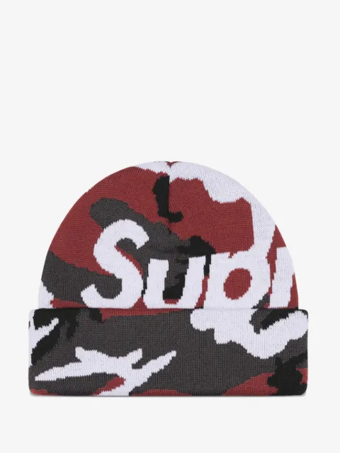 Supreme gorro con estampado militar
