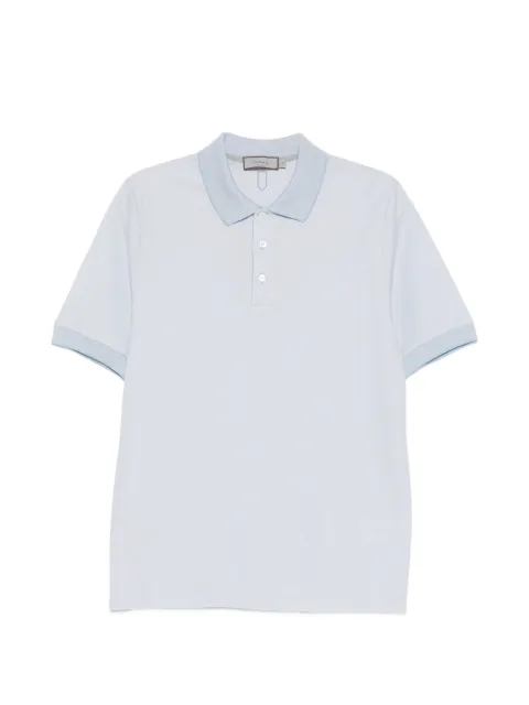 Canali Poloshirt mit kurzen Ärmeln