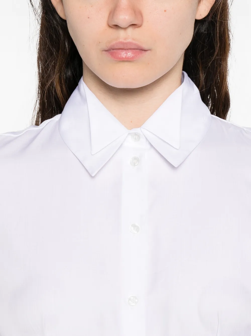 Elisabetta Franchi Top met gekruiste bandjes Wit