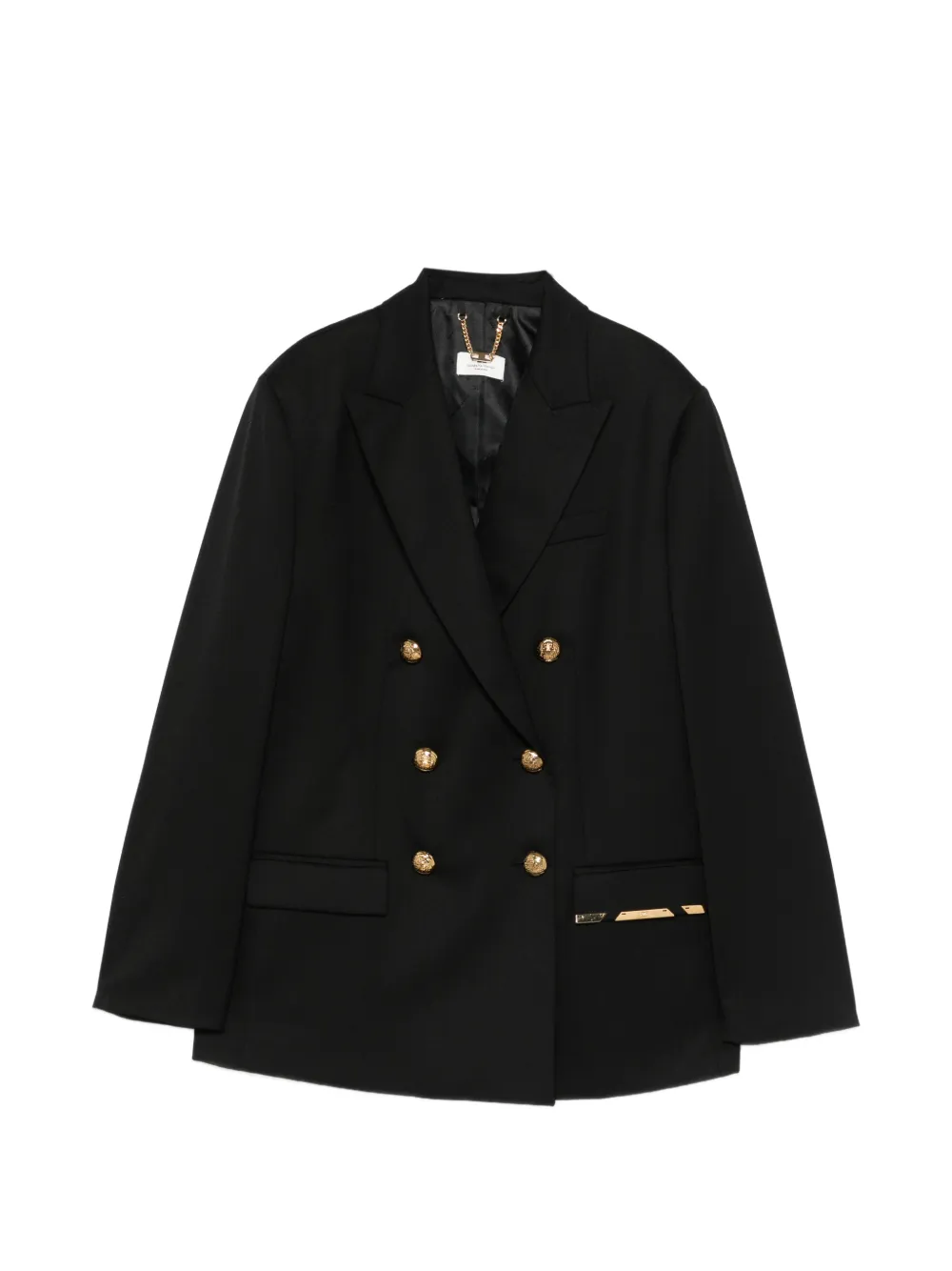 Elisabetta Franchi double-breasted buttoned jacket - Nero