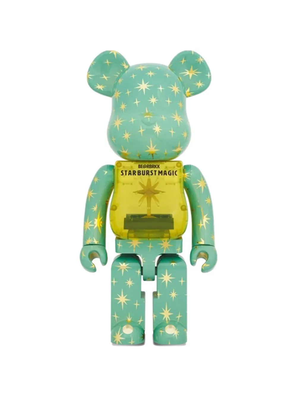 MEDICOM TOY x Asami Matsumura Bearbrick Star Burst Magic 1000% figurine - Verde