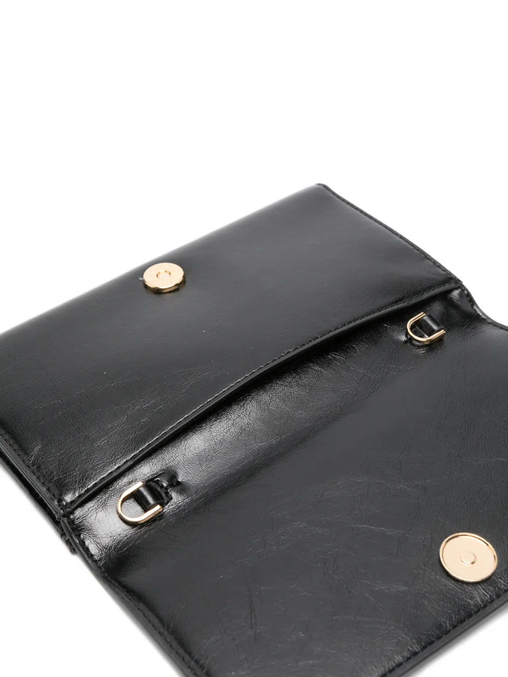 Elisabetta Franchi Mini-clutch met kettingband Zwart