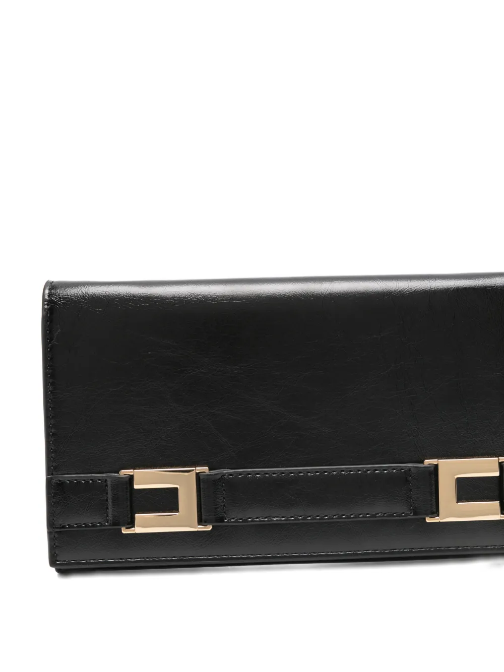 Elisabetta Franchi Mini-clutch met kettingband Zwart