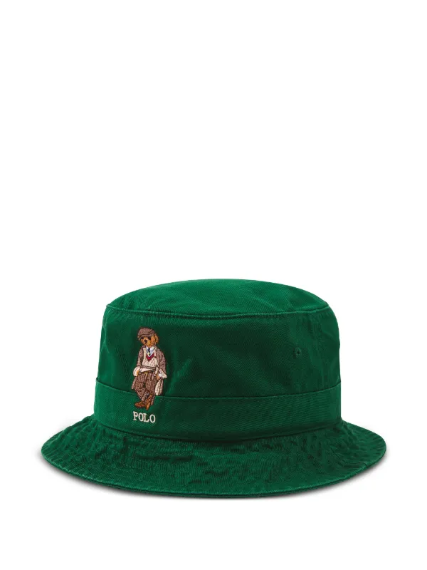 Polo Ralph Lauren ポロベア バケットハット | グリーン | FARFETCH JP