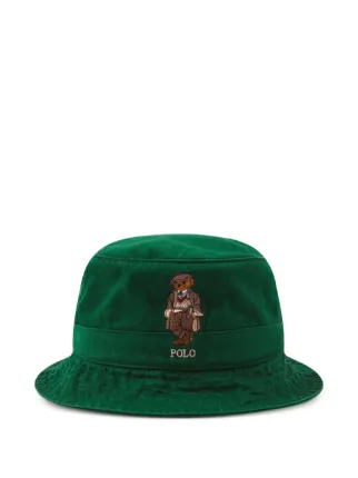 Polo Ralph Lauren ポロベア バケットハット | グリーン | FARFETCH JP