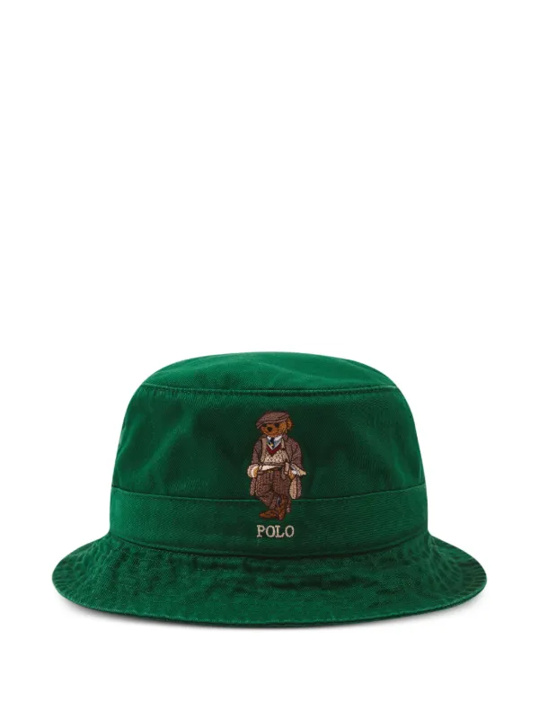 Polo Ralph Lauren ポロベア バケットハット | グリーン | FARFETCH JP