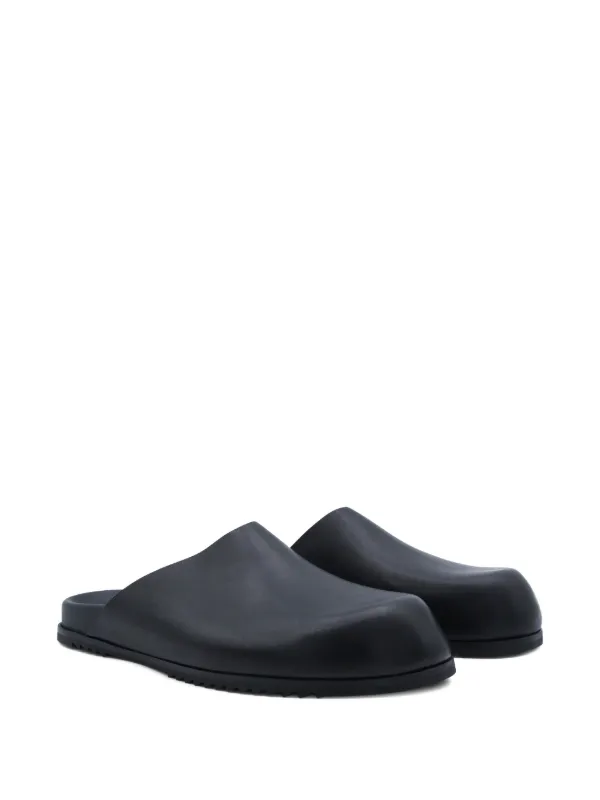 Rick Owens レザーミュール サンダル ブラック 41サイズ Rick Owens ミュール | ブラック | FARFETCH JP