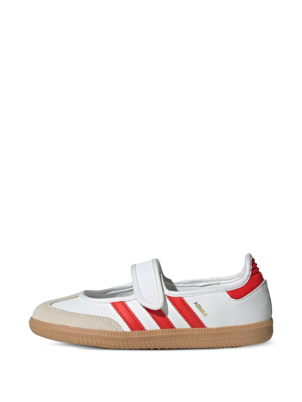 adidas Kids Samba Jane stripe-detail sneakers - Bianco