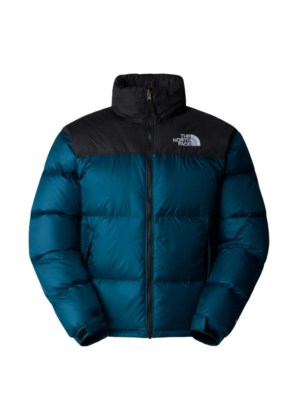 The North Face 1996 Nuptse colour block jacket - Blue