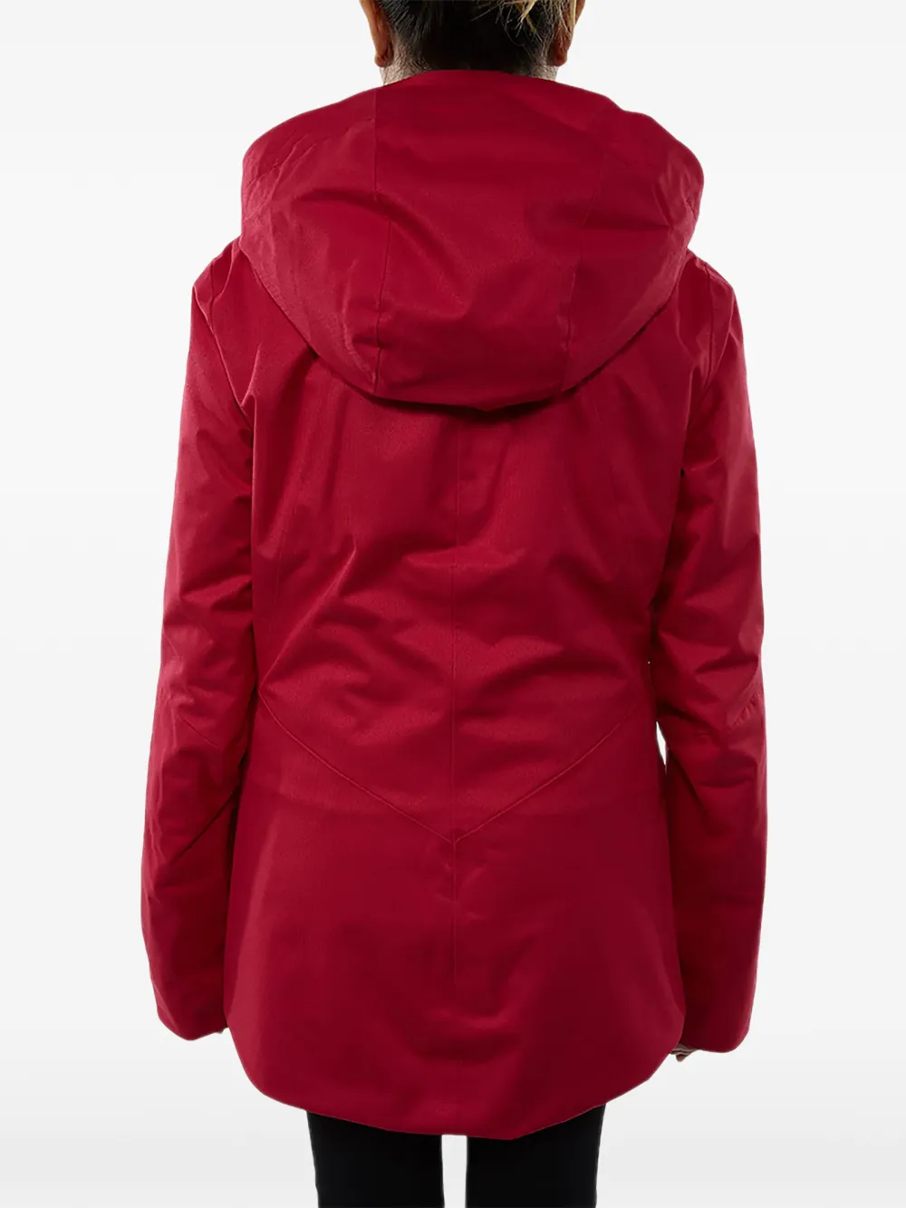  The North Face Gatekeeper Hooded Puffer Jacket - Red 