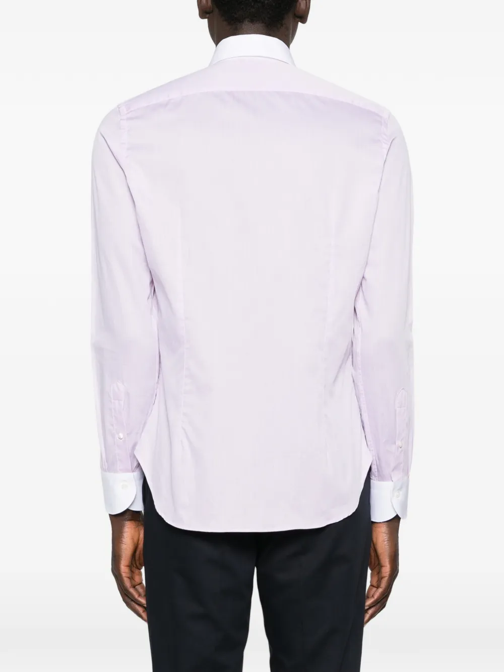 Canali Katoenen overhemd Roze