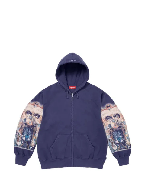 Supreme zip-up hoodie 