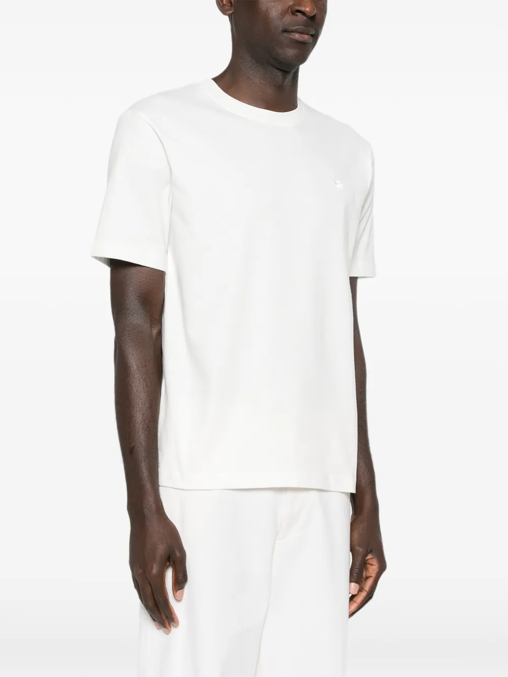 ETRO T-shirt met logodetail Wit