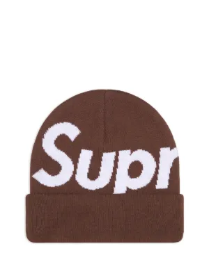 Supreme Big Logo Beanie Hat | Purple | FARFETCH
