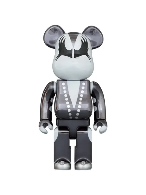 MEDICOM TOY xBearbrick x KISS Demon chrome demon figures 100%