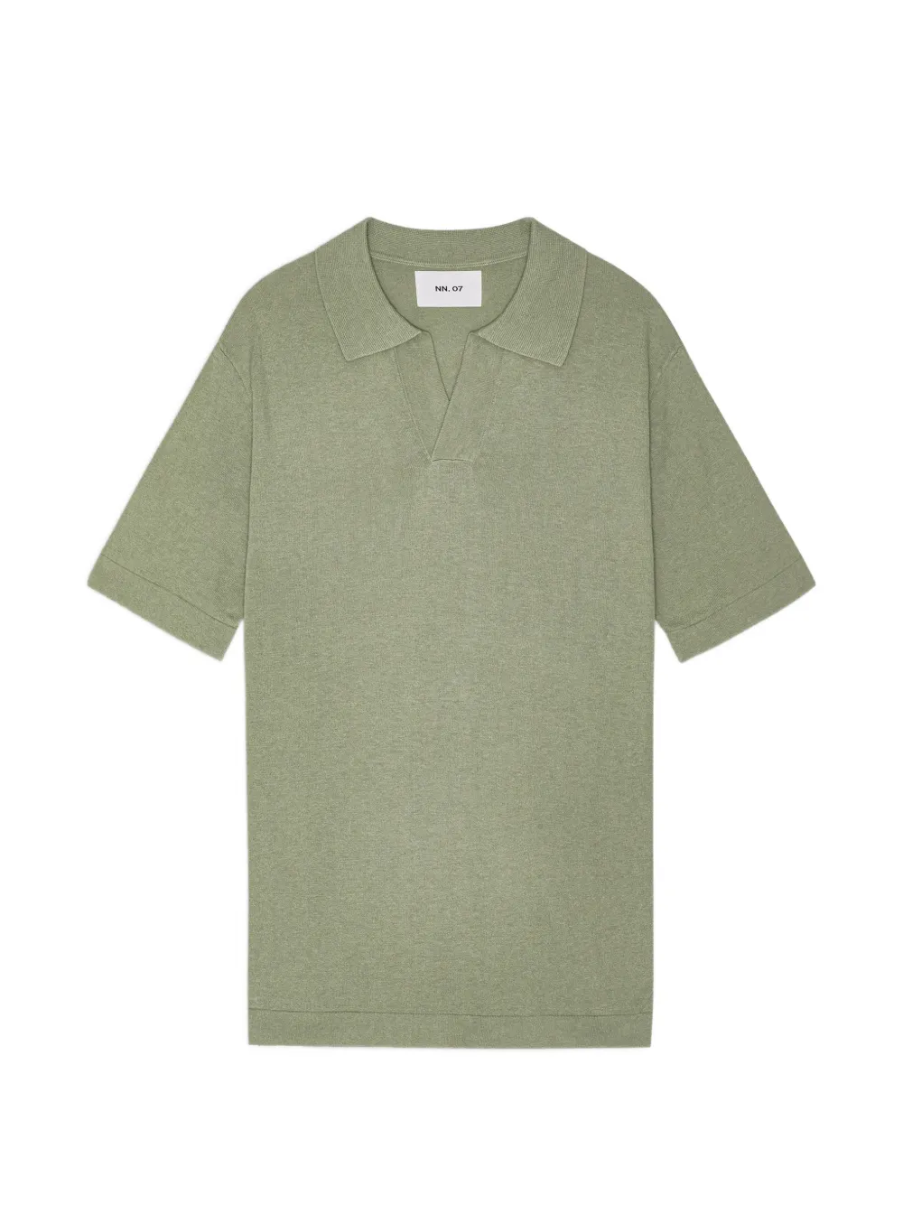 NN07 Polo con scollo a V - Verde