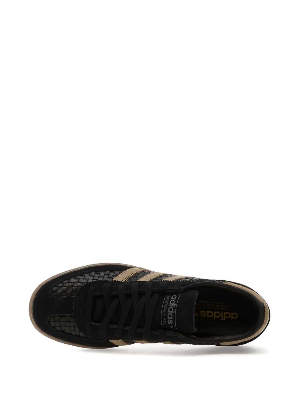 adidas Handball Spezial woven three-stripe sneakers Zwart