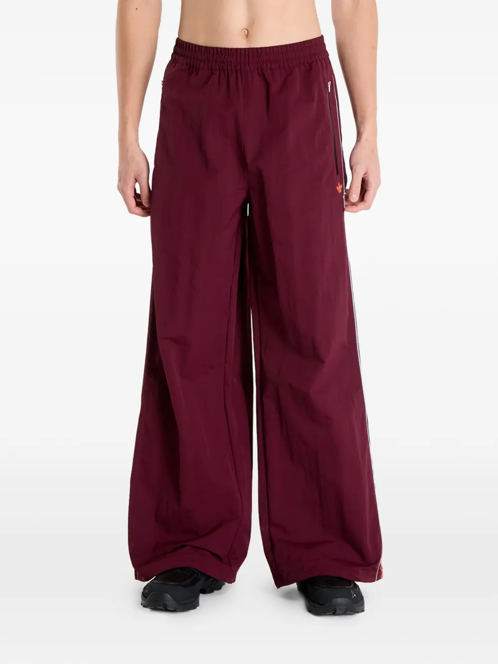 adidas Venice side stripe trousers - Rosso