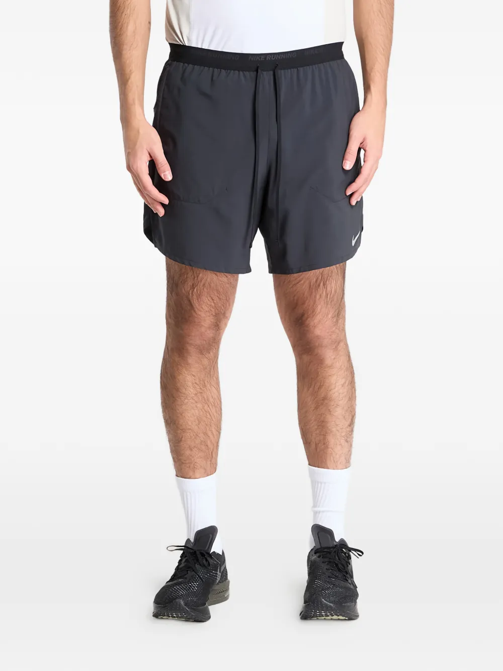 Nike drawstring logo shorts - Grigio