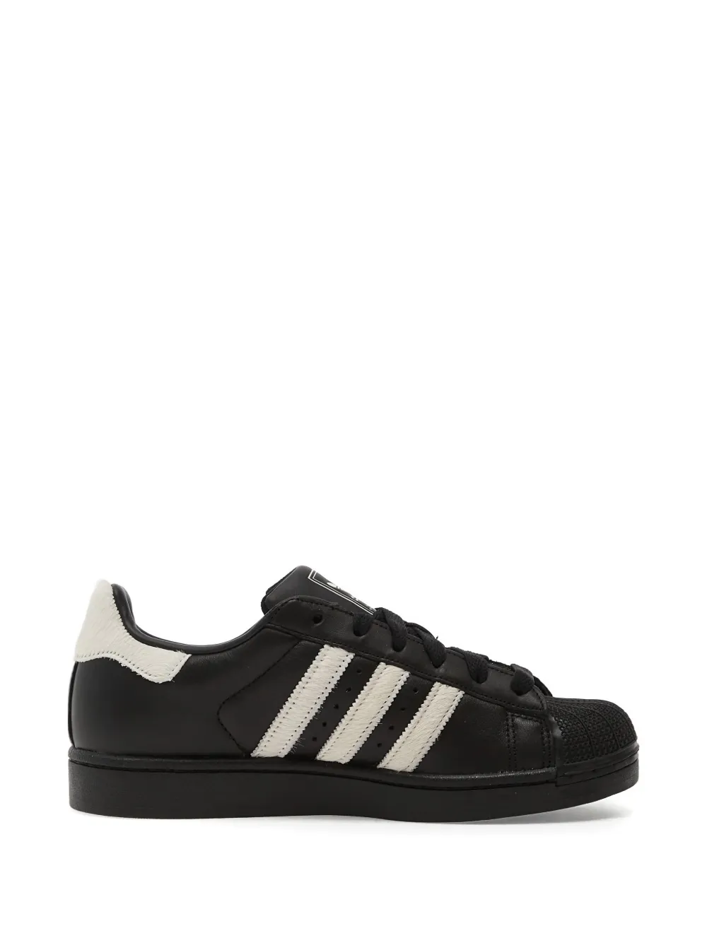 adidas stripes superstar sneakers Zwart