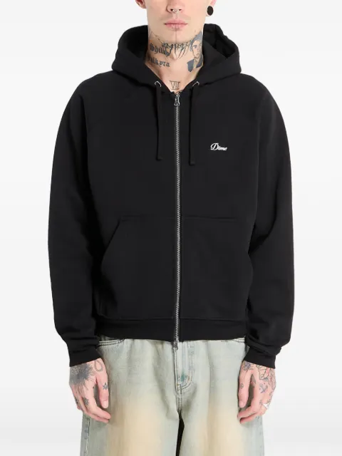 dime logo zip hoodie