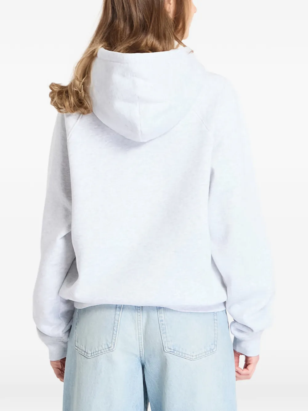dime Classic craft hoodie met print Grijs