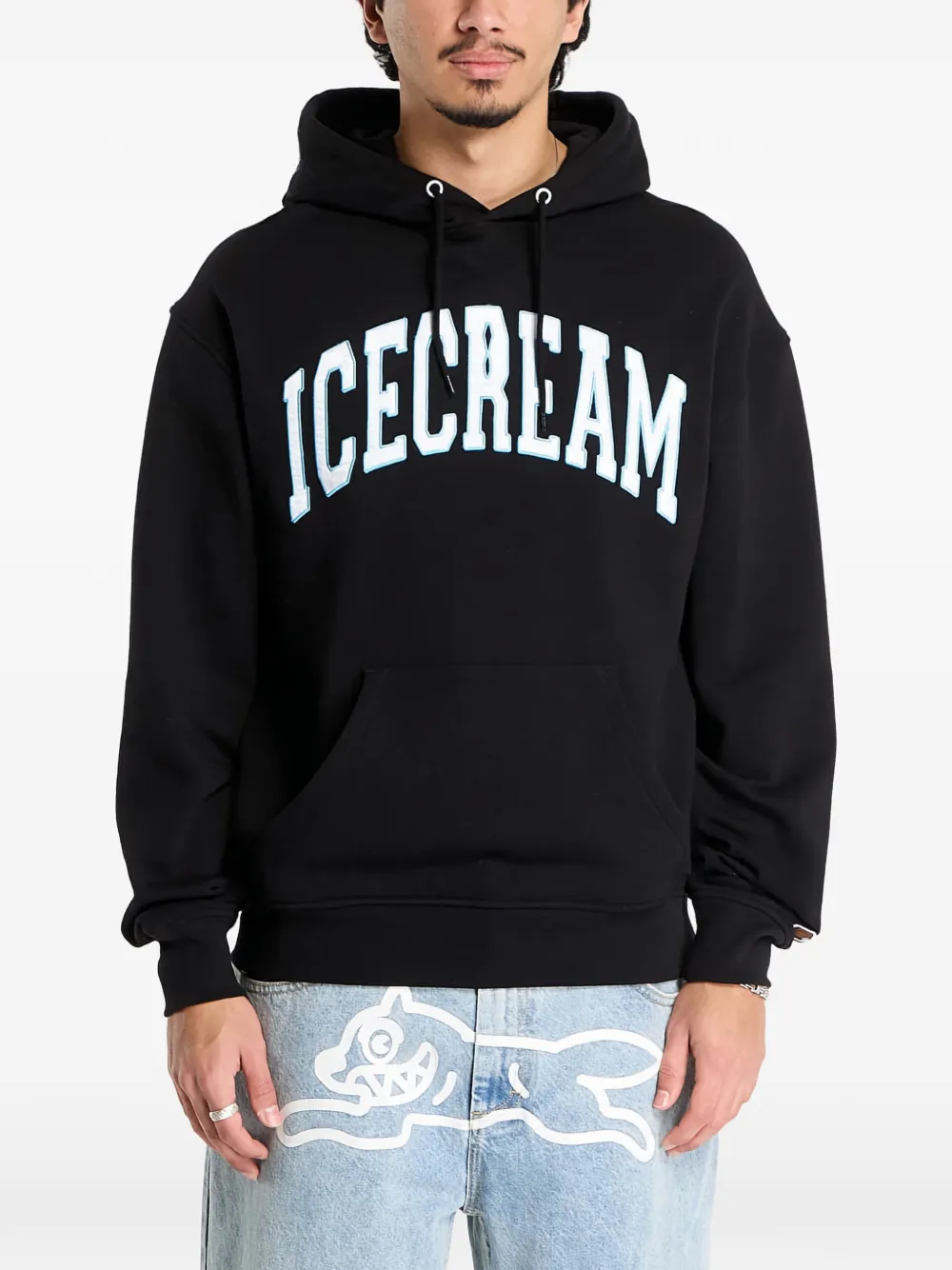 Billionaire Boys Club - Ice Cream logo-appliqué hoodie - Nero