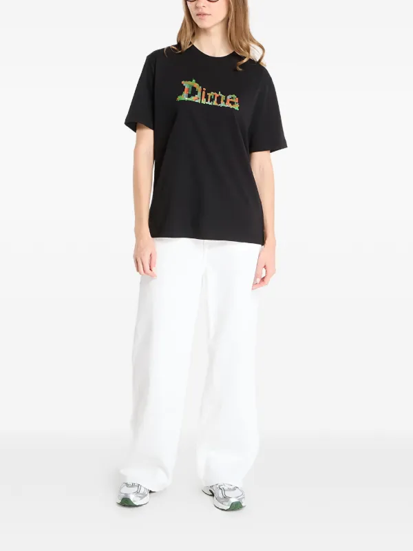 Dime Logo T-shirt | Black | FARFETCH CA