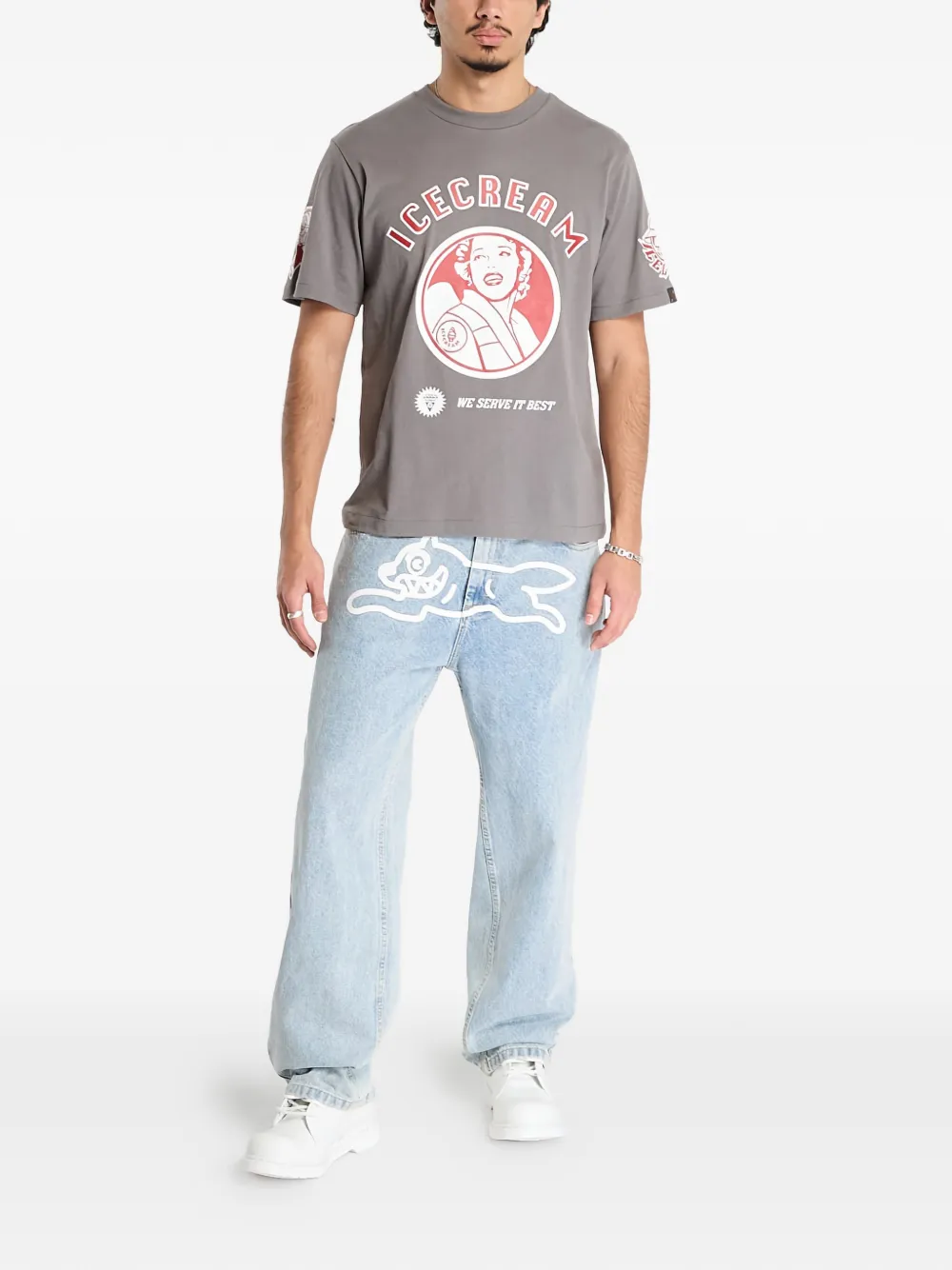 Billionaire Boys Club - Ice Cream multi graphic T-shirt - Grijs