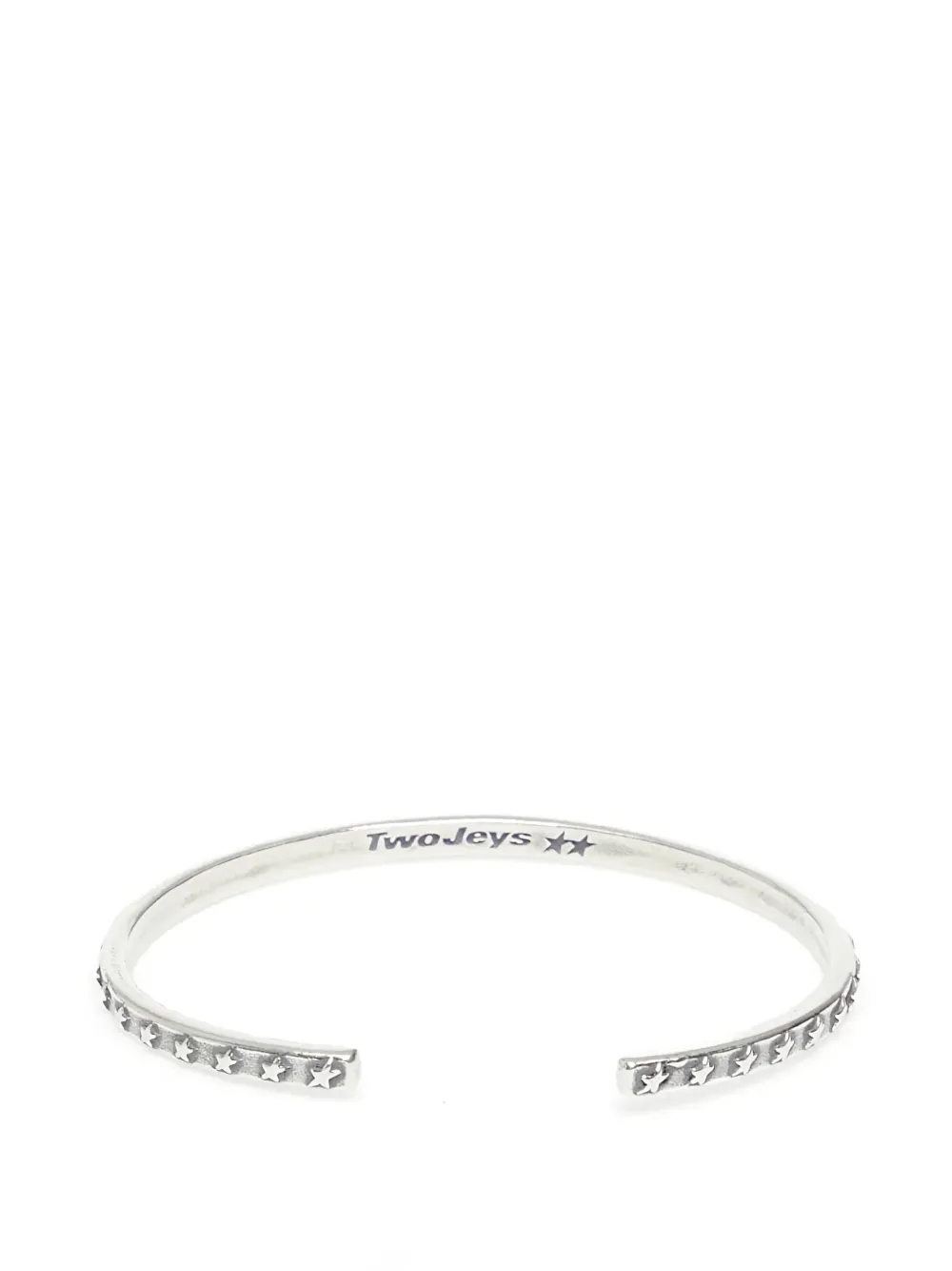 TWOJEYS star studded bangle - Argento
