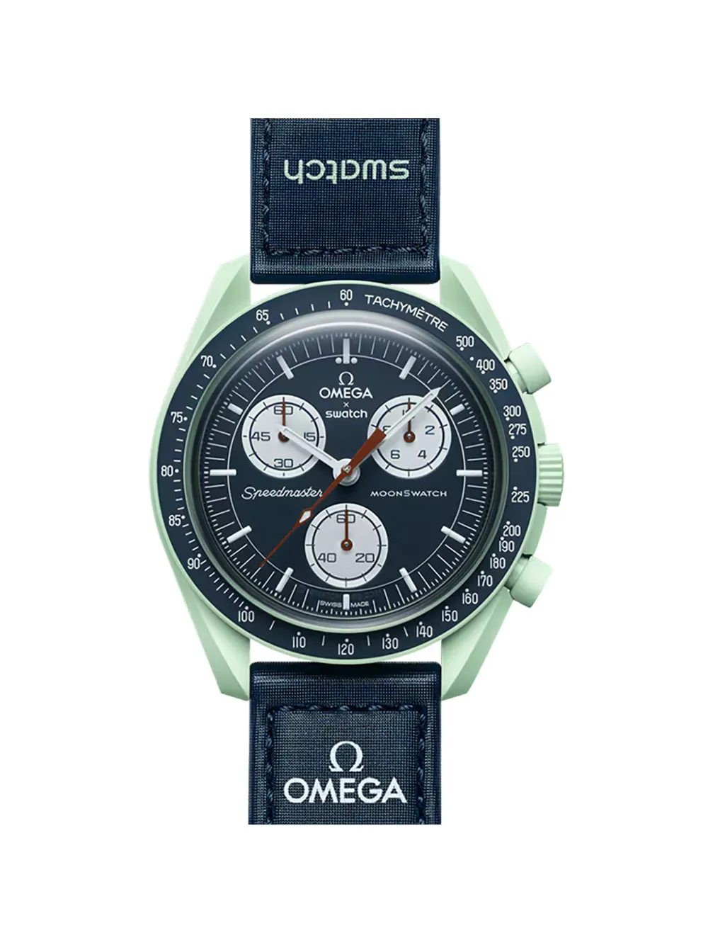 OMEGA x Swatch Bioceramic Moonswatch Mission to Earth 42mm watch - Nero