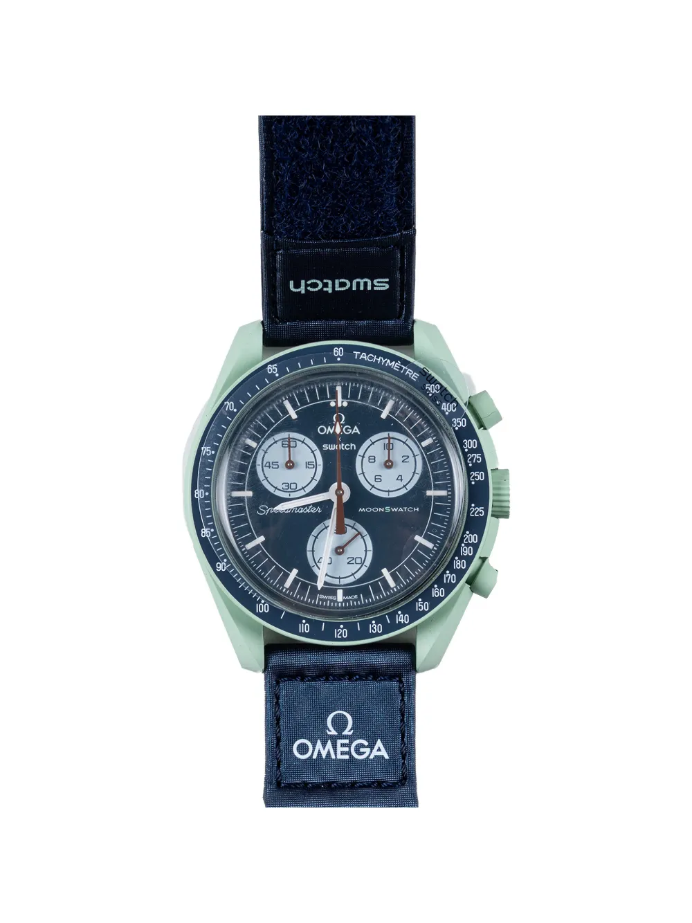 OMEGA x Swatch Bioceramic Moonswatch Mission to Earth 42mm watch - Nero