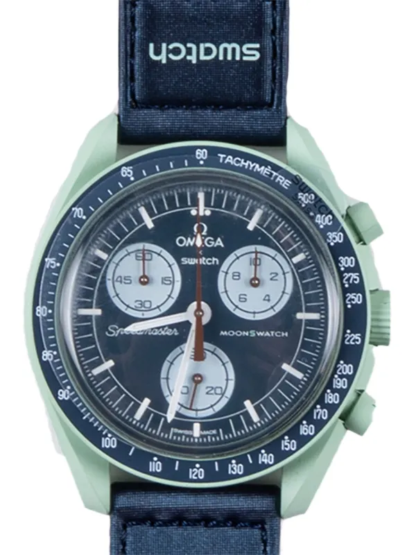 Swatch x Omega Mission To Earth 42mm Watch | Blue | FARFETCH ZA