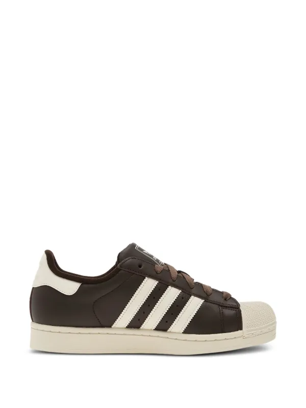 Adidas Superstar II ストライプ スニーカー | ブラウン | FARFETCH JP
