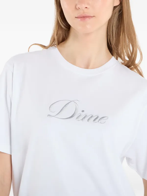 Dime Cursive ロゴTシャツ | ホワイト | FARFETCH JP