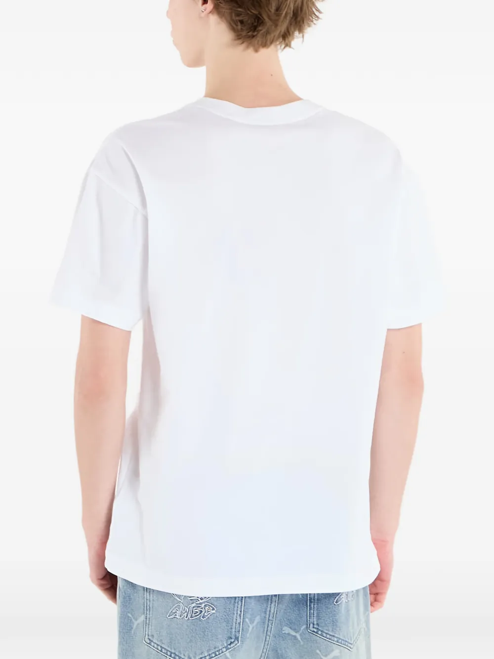 HUGO N-Aaron T-shirt met zak Wit