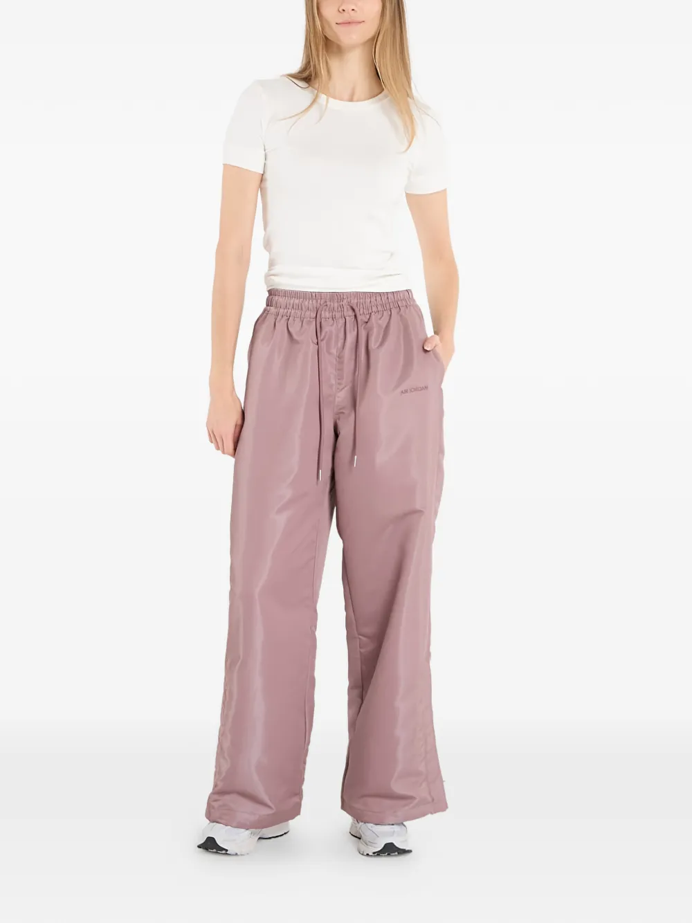 Jordan drawstring track pants - Roze