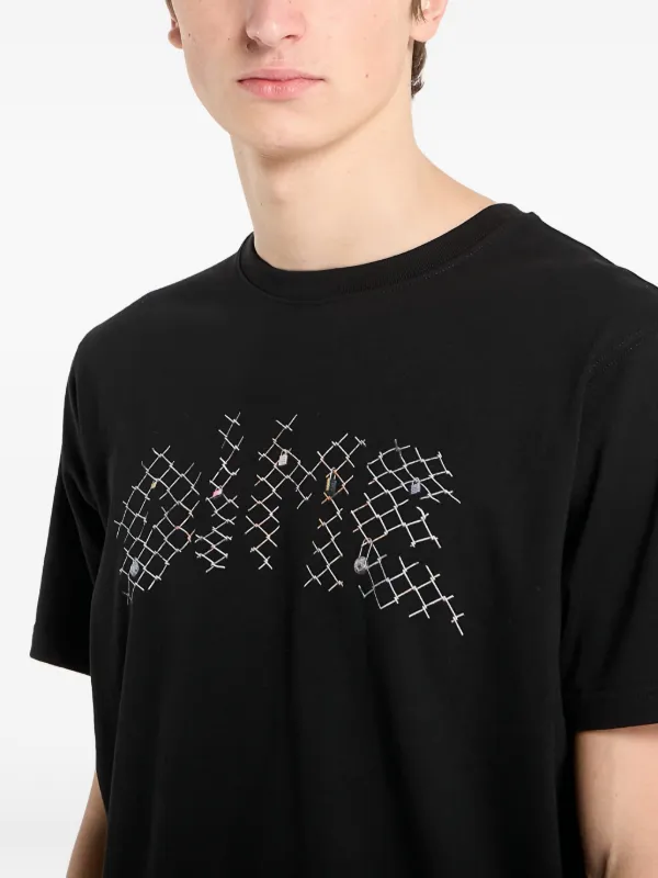 Dime Logo Graphic T-shirt | Black | FARFETCH OM