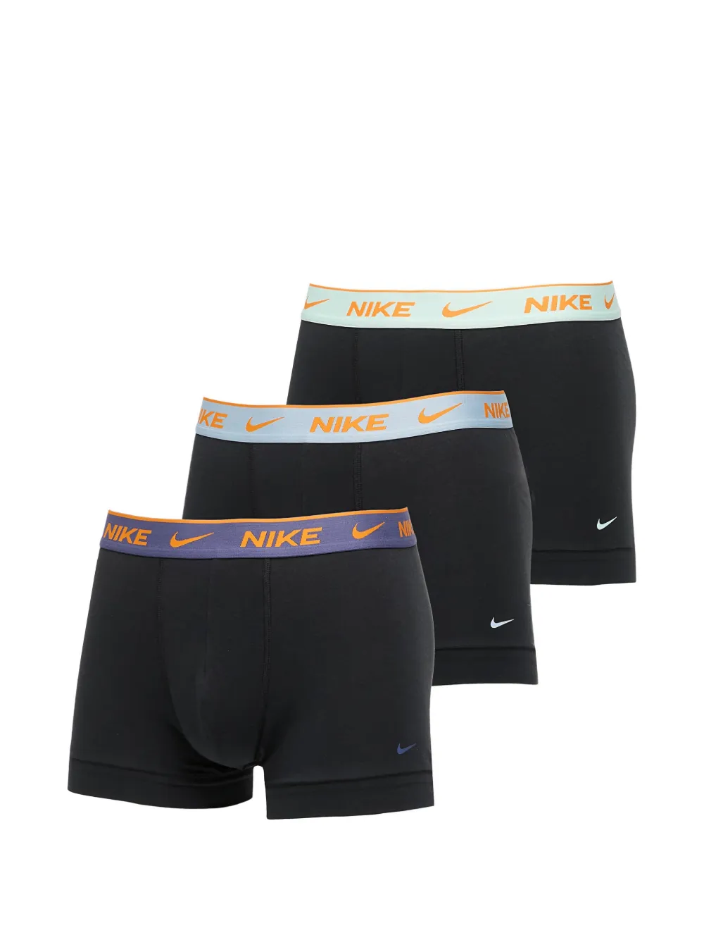 Nike logo-waistband boxers (set of three) - Nero