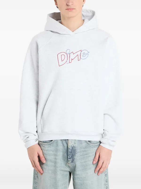 Dime エンブロイダリー パーカー | グレー | FARFETCH JP