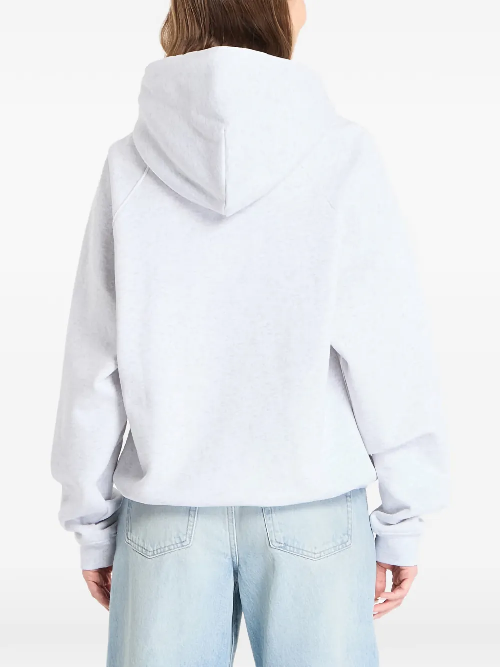 dime Hoodie met borduursel Grijs