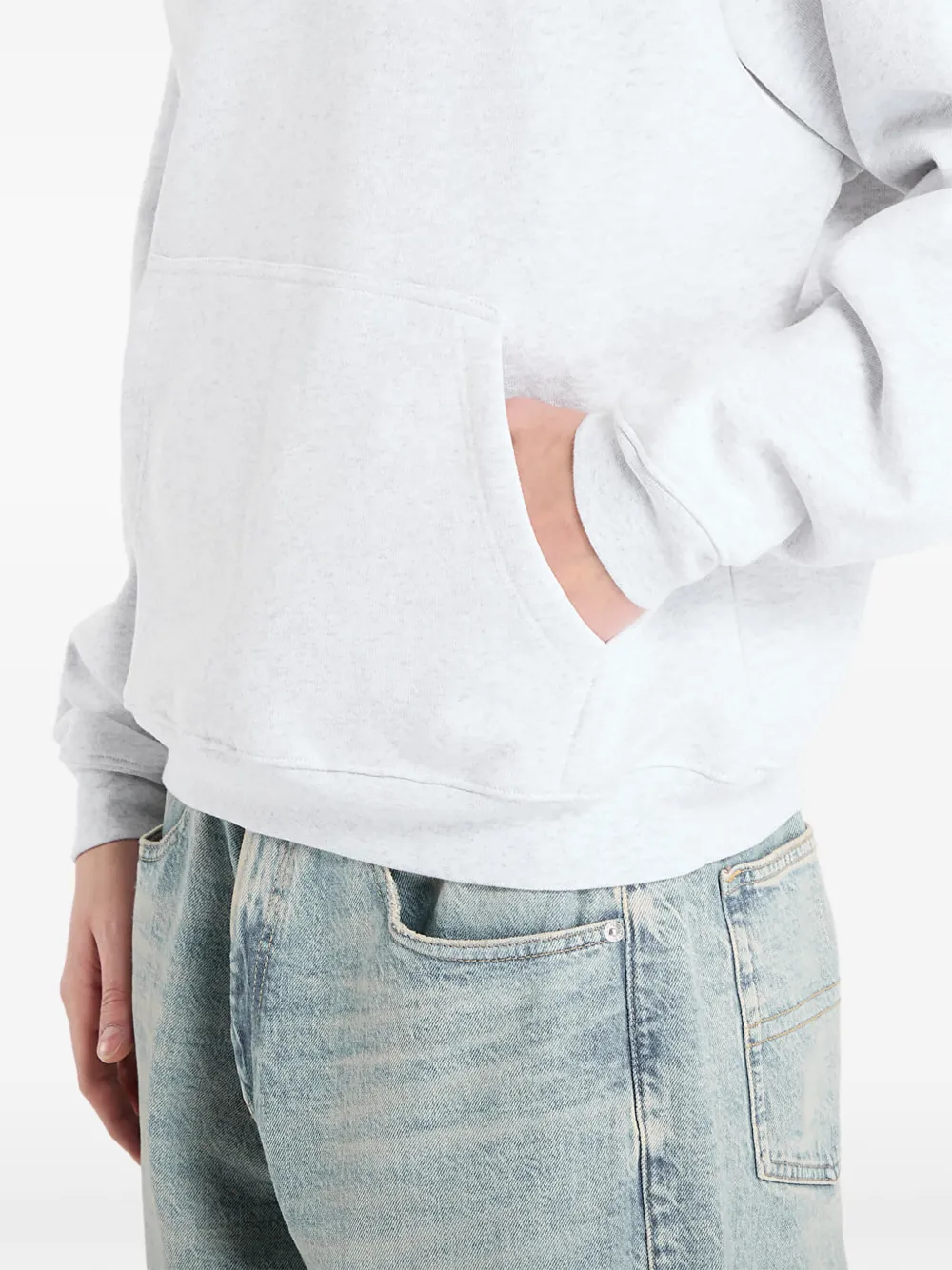 dime Hoodie met borduursel Grijs
