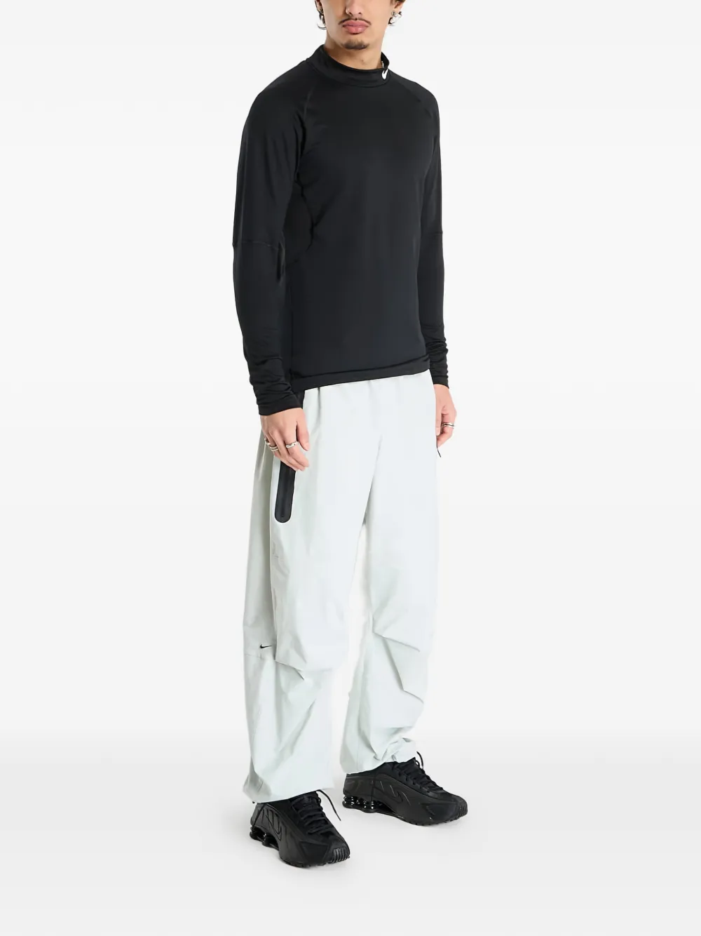 Nike long-sleeved turtleneck T-shirt - Zwart