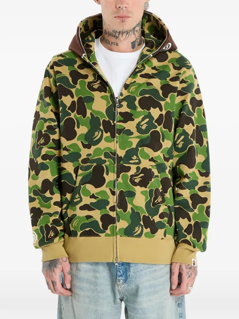 A BATHING APE® camouflage-print full-zip hoodie